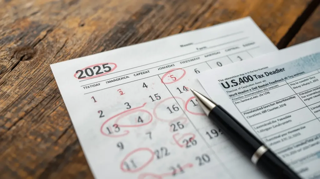 freelancer tax tips USA 2025 quarterly estimated tax deadlines