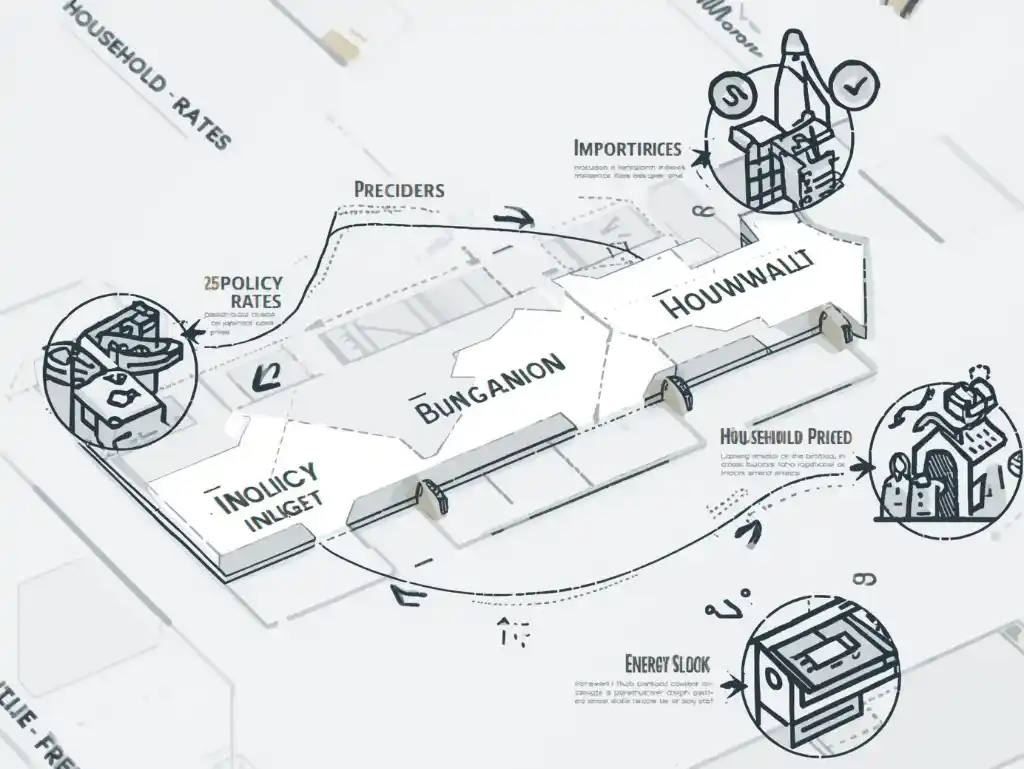 How inflation and policy rates cascade into borrowing costs and household budgets