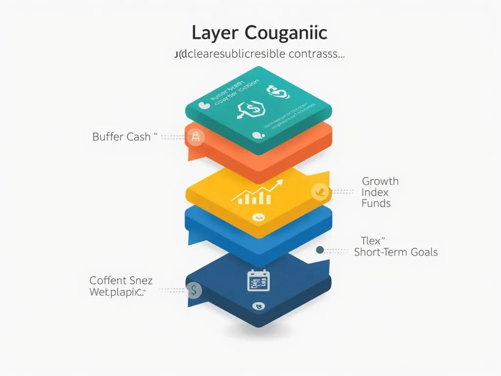 saving and investing three layer plan cash growth flex