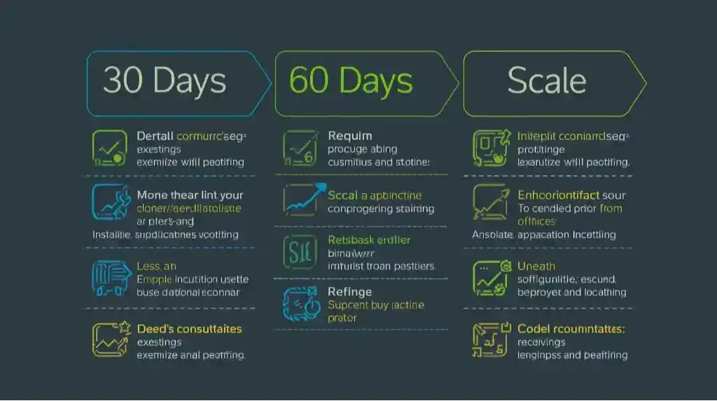 Thirty–sixty–ninety day roadmap to land your first Upwork client