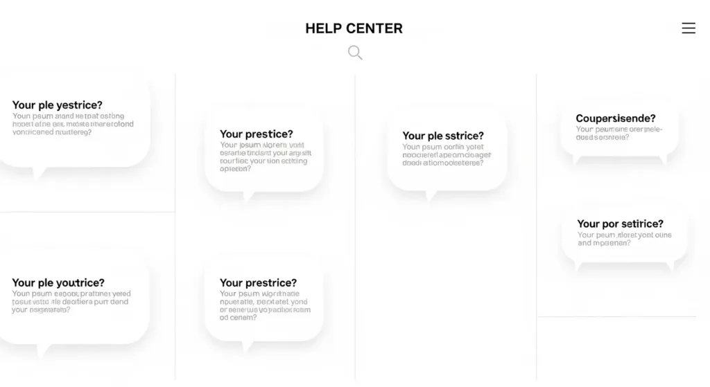 Clean FAQ design covering common AI investing questions