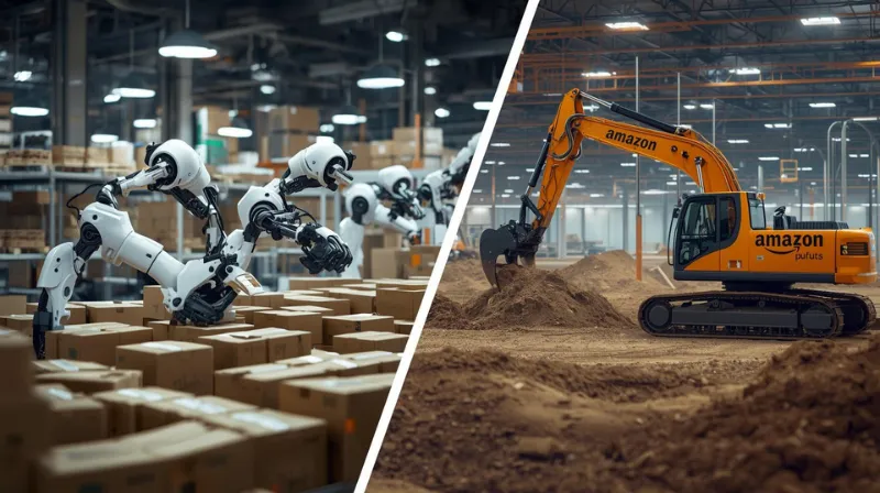 Real-world examples of AI used in warehouses and construction sites.